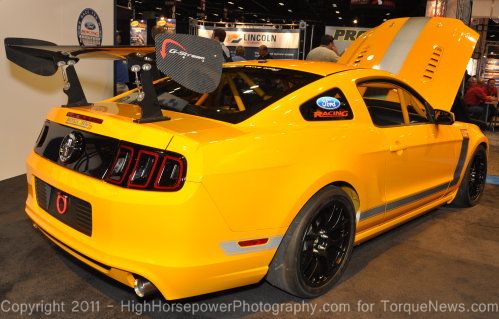 The 2013 Ford Racing Mustang Boss 302SX back end | Torque News